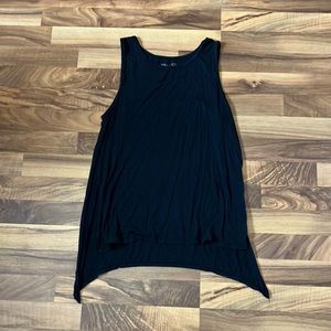 ZYIA Women’s Black Long Finesse Slit Tank, Size M